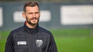 Altach-Trainer Fabio Ingolitsch sieht in Altach viele Verbesserungen. (Bild: GEPA/GEPA pictures)