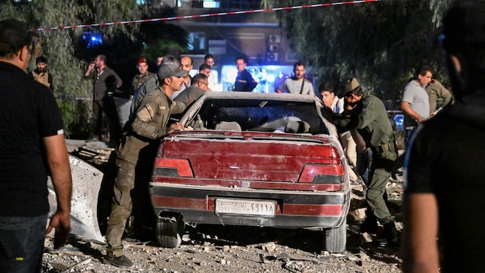 The consequences of an Israeli airstrike in Syria