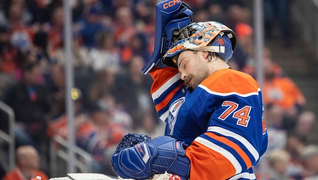 The Edmonton Oilers go down at home. (Bild: AP/AMBER BRACKEN)