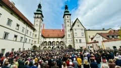 Die offizielle Landesfeier zum 10. Oktober wird im Landhaushof abgehalten. (Bild: Evelyn Hronek)