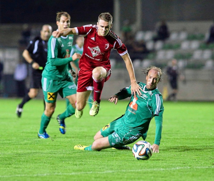 Winkler (right) played in Salzburg's lower division for years.