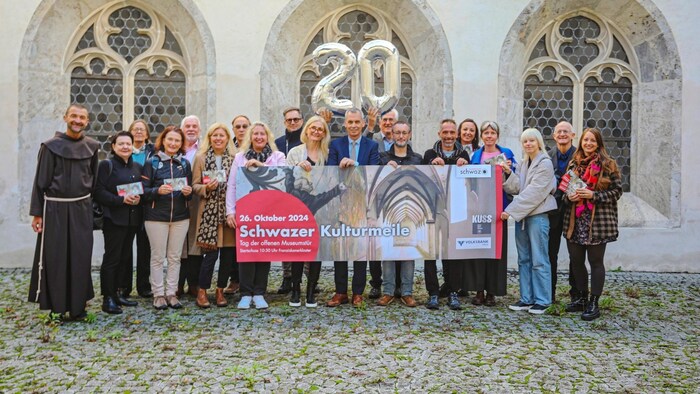 Vertreter der teilnehmenden Kulturinstitutionen der Kulturmeile Schwaz präsentierten das heurige Programm. 