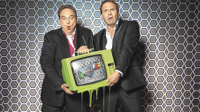 Oliver Kalkofe und Peter Rütten in „Die schlechtesten Filme aller Zeiten“, das künftig auf RTL+ ...