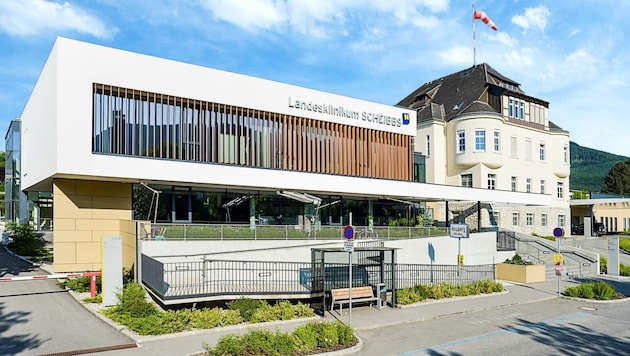 A horror scenario is being rehearsed at Scheibbs Hospital. (Bild: Landesklinikum Scheibbs)