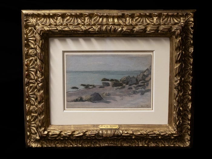 Monet's painting "Bord de Mer" had been considered lost since 1941.