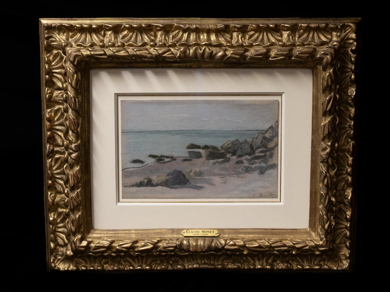 Monet's painting "Bord de Mer" had been considered lost since 1941. (Bild: FBI Washington D.C.)