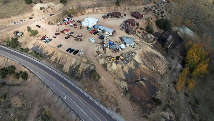 Die Goldmine Mollie Kathleen in der Nähe von Cripple Creek