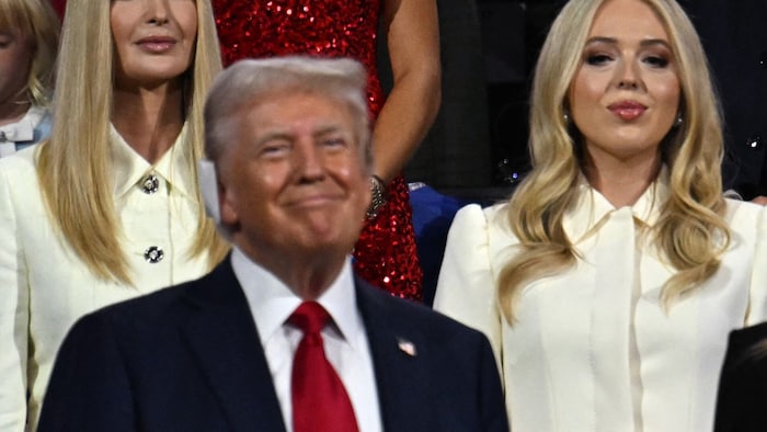Donald Trump machte die Schwangerschaft seiner Tochter Tiffany während einer Wahlkampfrede ...