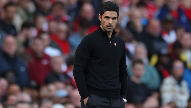 Mikel Arteta loses another regular player through injury. (Bild: AFP/APA/Adrian Dennis)