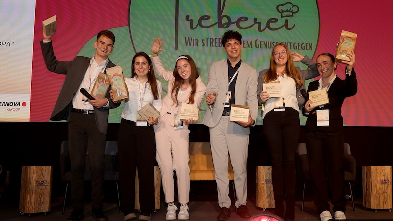 Pupils prove themselves as successful young entrepreneurs. (Bild: GEPA pictures)