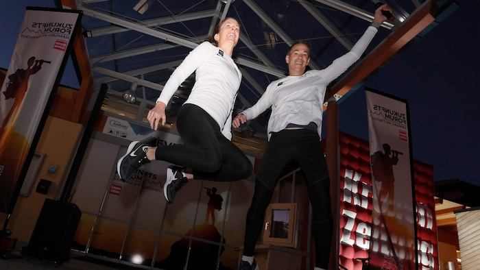 Veranstalter Michaela und Christoph Stadler von sportlicher.at wollen das Zukunftsforum Ramsau ...