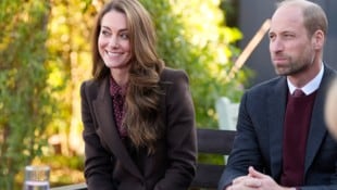 Der Prinz und die Prinzessin von Wales Anfang Oktober in Southport (Bild: APA/AFP/POOL/Danny Lawson)