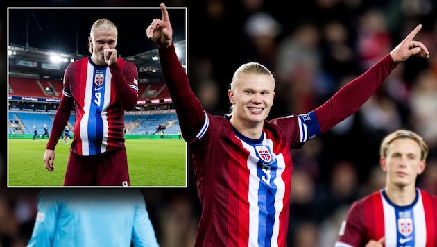 Erling Haaland has hinted that he will soon become a father. (Bild: GEPA/GEPA pictures, X/ErlingHaaland)