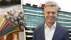 Chef Thomas Arnoldner: Die A1-Gruppe investiert 800 Millionen Euro jährlich, 300 Millionen Euro davon im Ausland. (Bild: Krone KREATIV/Gerhard Bartel, A1 Serbia, stock.adobe.com)