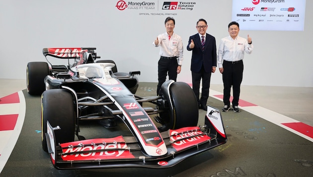 The cooperation with Toyota Gazoo Racing will begin immediately with the branding of the VF-24 cars. (Bild: AP ( via APA) Austria Presse Agentur/ASSOCIATED PRESS)