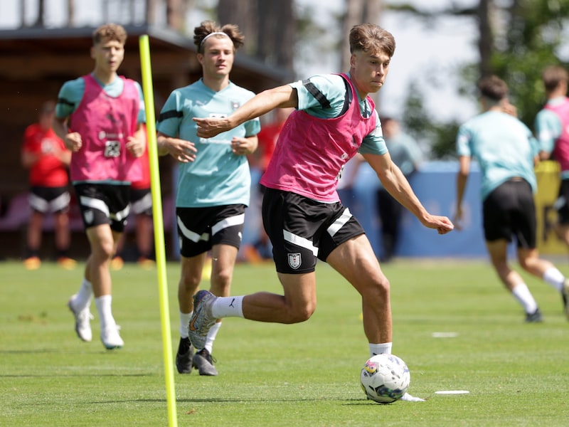 Mit der ÖFB-U19 bereitet sich Christopher Olivier auf die EM-Quali vor. (Bild: GEPA pictures)