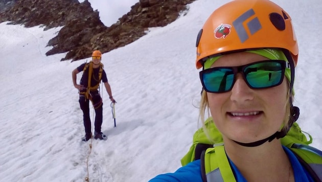 The path leads over snow and ice to the highest peaks. (Bild: Privat)