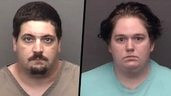 David S. (32) und Mutter Angel S. (29) haben sich bereits schuldig bekannt. David fasste bereits 16 Jahre Haft aus, das Urteil für die Mutter wird am 24. Oktober verkündet. (Bild: Vanderburgh County Jail)