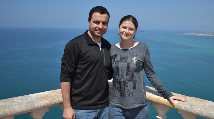 Ghassan Asfahani, doctor from Lebanon, with his wife Vera.