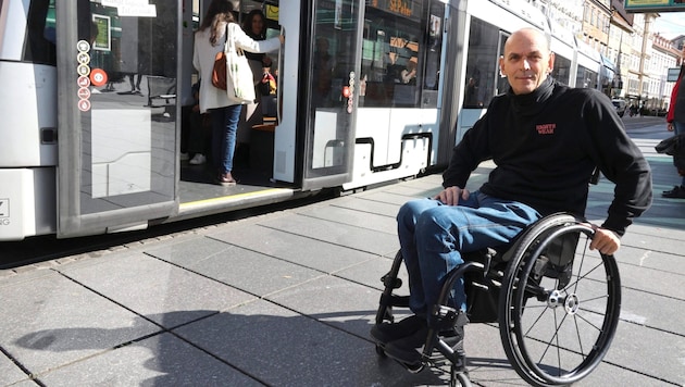 Heinz Sailer has been in a wheelchair since he was 17. (Bild: Jauschowetz Christian/Christian Jauschowetz)