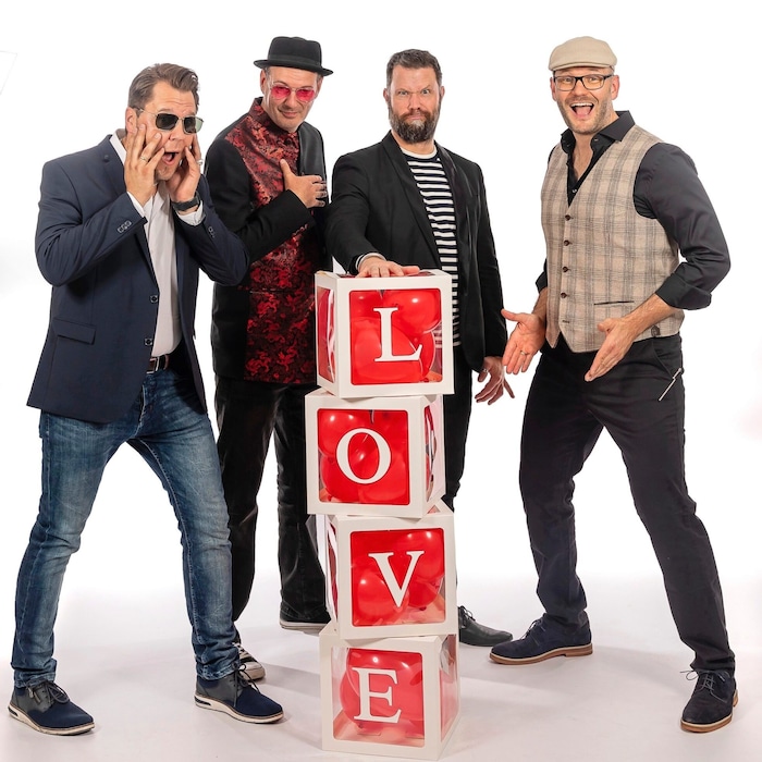 The nephews of Aunt Eleronor - Marko Zeiler, Tommy Schmid, Andi Hobel and Christoph Murke.
