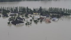 Das Hochwasser von 2013 ist noch immer das bestimmende Thema bei der Bürgermeisterneuwahl in Goldwörth.  (Bild: Kronen Zeitung)