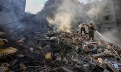 Israel flog massive Luftangriffe auf Beirut.