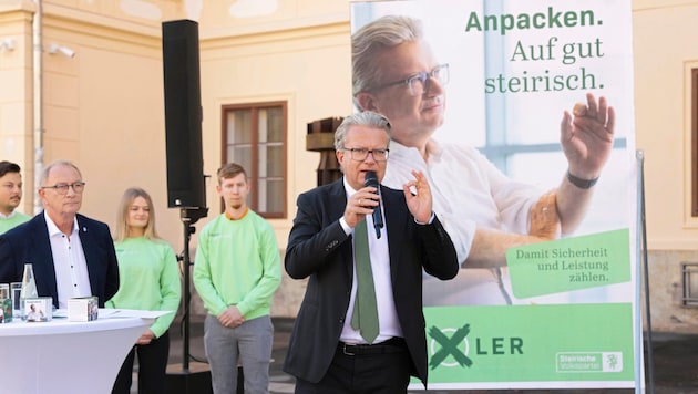 Will anpacken: Landeshauptmann Christopher Drexler (Bild: STVP/Benjamin Gasser)