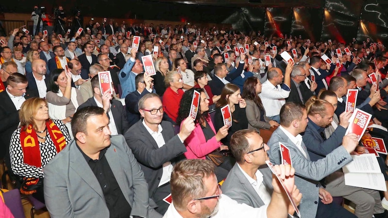 277 delegates voted at the Eisenstadt Cultural Center. (Bild: Reinhard Judt)