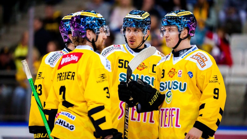 The Vienna Capitals defeated Asiago. (Bild: GEPA)