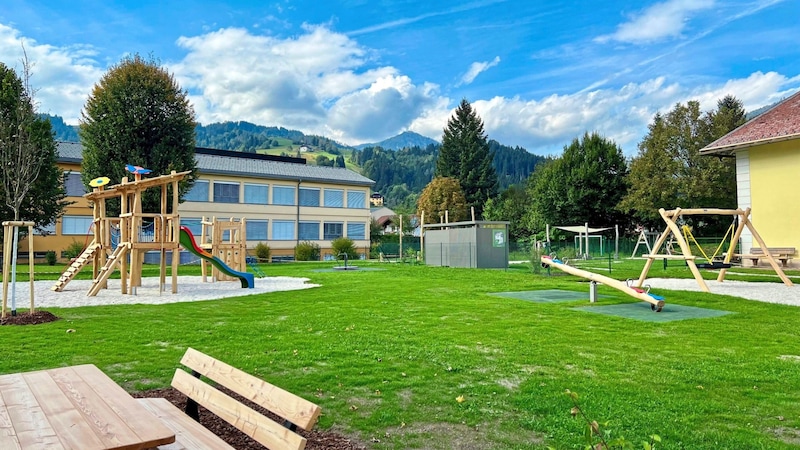 A new kindergarten has been integrated into the school building. A concept for a new education center is already being worked on. (Bild: Gemeinde Kötschach)