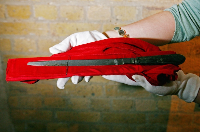 Ein Messer, das der Serienmörder Jack the Ripper benutzt haben soll.