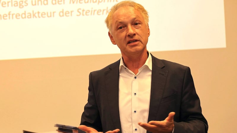 Gerhard Valeskini at the decree ceremony (Bild: Jauschowetz Christian/Christian Jauschowetz)