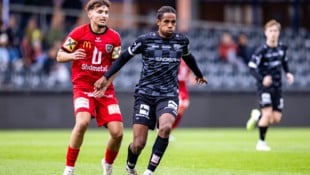 Danso Casado (r.) holte mit den Altach Juniors einen Punkt gegen St. Johann. (Bild: Selina Meier)