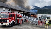 Der Einsatz der Feuerwehr beim Brand am Freitag.