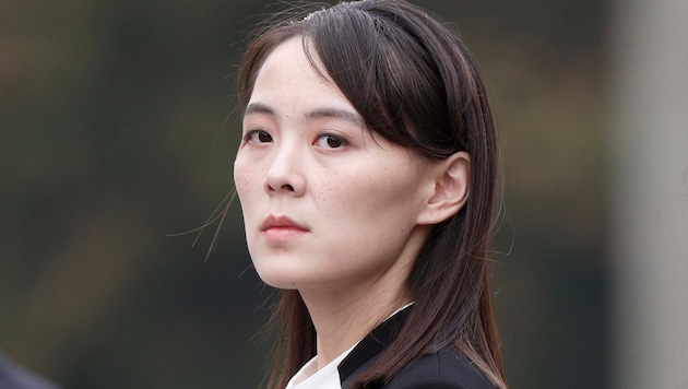 Kim Jong Un's sister Kim Yo Jong warns South Korea of a "terrible catastrophe". (Bild: AP)