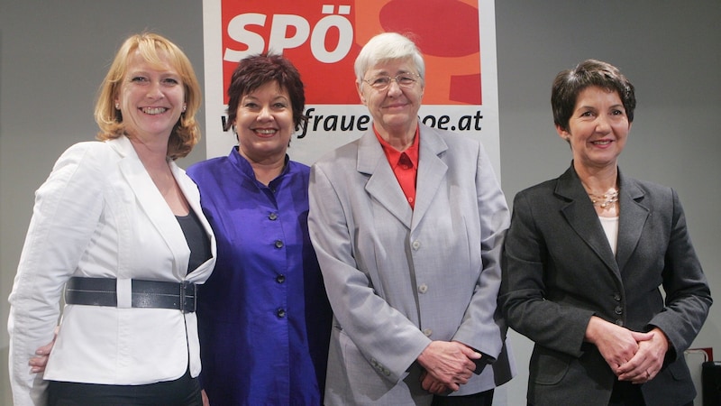 Doris Bures, Helga Konrad, Johanna Dohnal and Barbara Prammer 2007 (Bild: APA/HELMUT FOHRINGER)