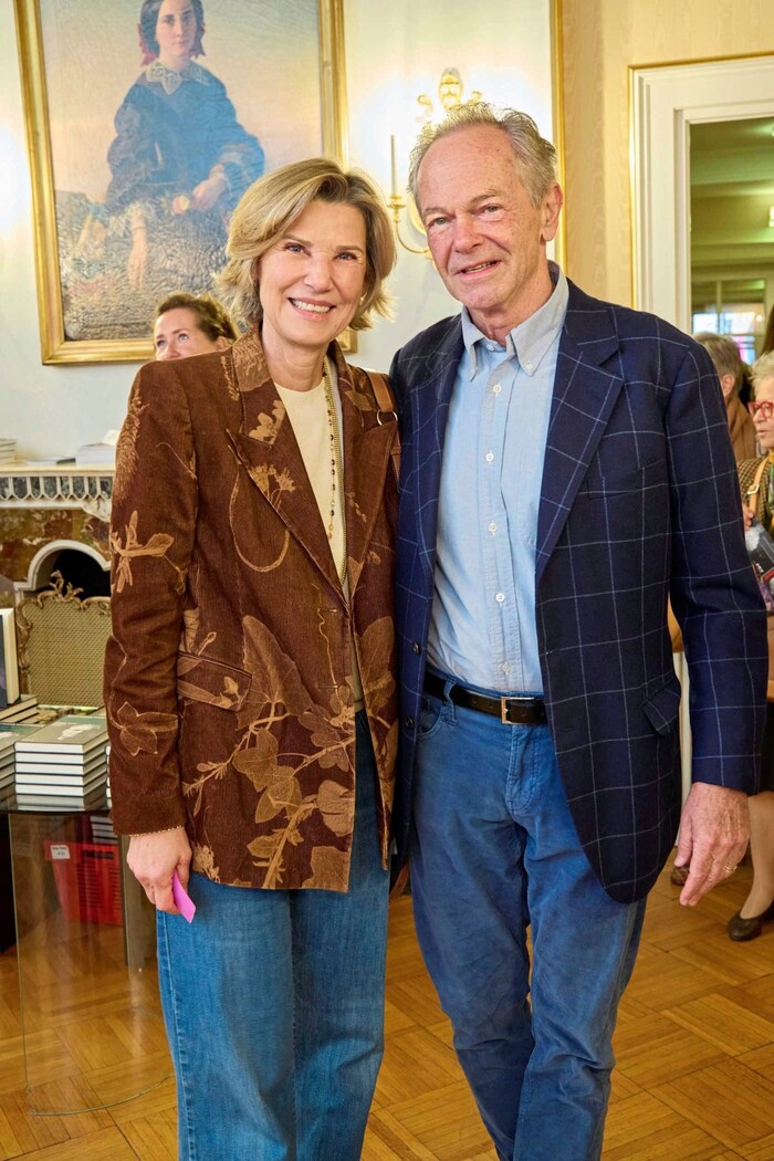 Desirée Treichl-Stürgkh mit Gatte Andreas Treichl lauschten interessiert.