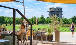 Das Restaurant Sperling liegt idyllisch im wunderschönen Augarten, einem der schönsten Parks ...