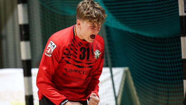 West Vienna goalie Florin Weik (Bild: GEPA/GEPA pictures)