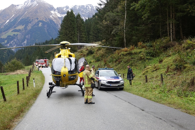 The rescue chain was set in motion. (Bild: zoom.tirol)