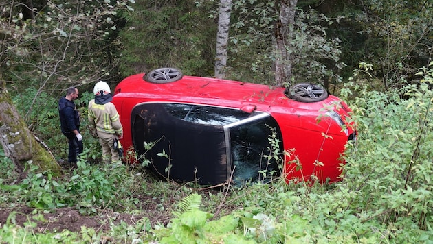 The wreck was discovered on Sunday morning. (Bild: zoom.tirol)