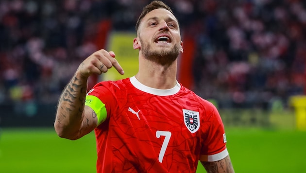 Marko Arnautovic had a world-class evening. (Bild: GEPA/GEPA pictures)