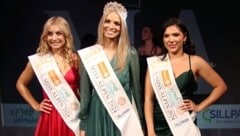 „Miss Alpin 2024“ Larissa Ranacher (Mitte) mit „Vize-Miss“ Lea Nanton (links) und Angelina Cukic (rechts). (Bild: Hammann Recka/Copyright © 2024, Recka Hammann.)