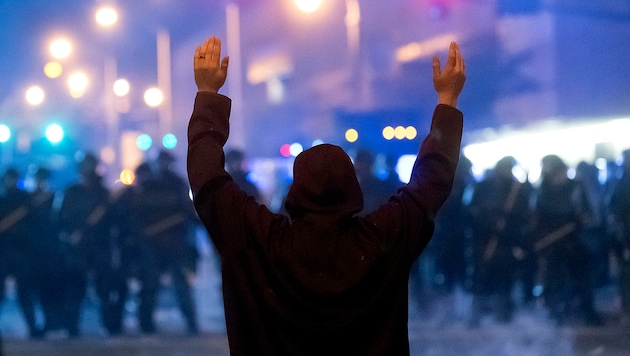 Archive image from 2020: Protests against police violence in Atlanta (Bild: APA/AFP/John Amis)