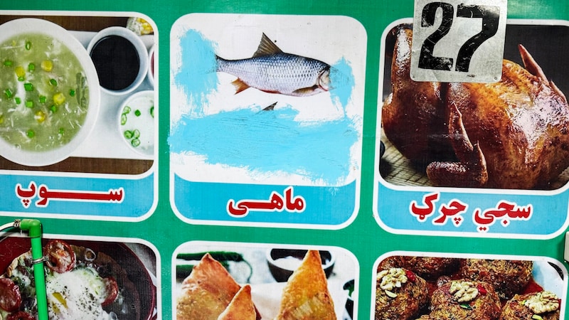 Does the depiction of a fish offend Muslims? According to the Taliban, apparently it does. (Bild: APA/AFP/Wakil KOHSAR)