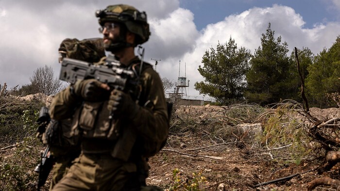 Israelische Bodentruppen in der Nähe eines UNIFIL-Stützpunkts
