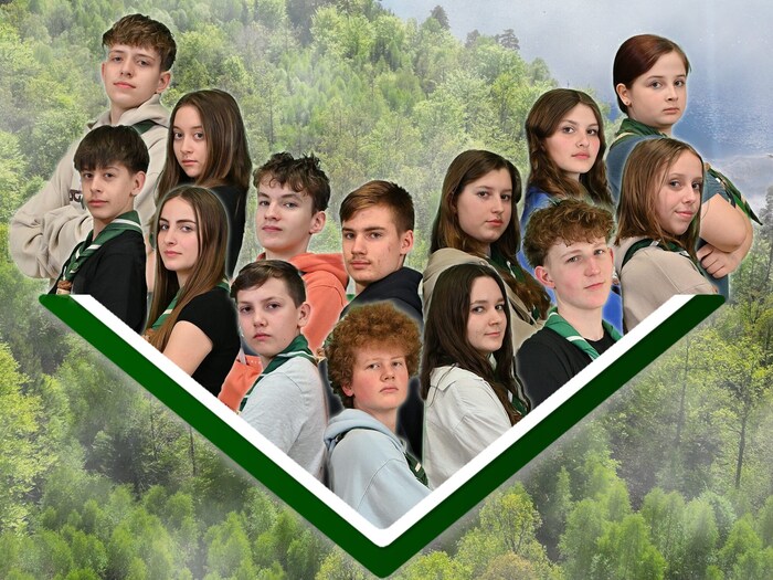 These 14 young people took part.