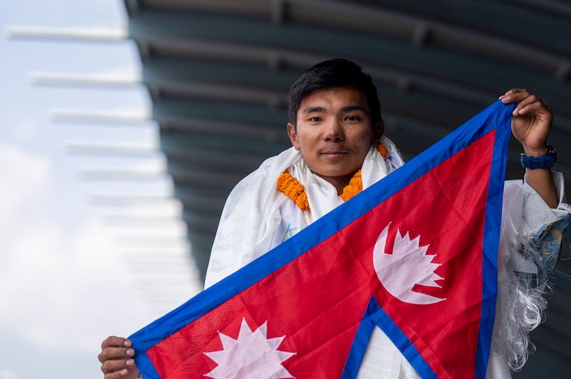 Nima Rinji Sherpa (Bild: AP/Niranjan Shrestha)