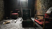 Die Brandstelle im Keller des Mehrparteienhauses